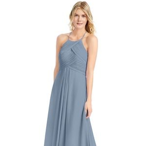 Azazie Dusty Blue Ginger